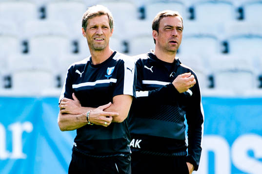 Malmö FFs assisterande tränare Jens Fjellström och