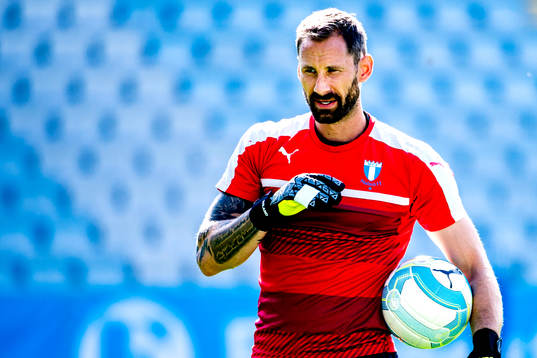 Malmö FFs målvakt Johan Wiland