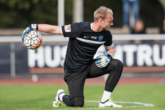 Falkenbergs målvakt Alexander Lundin
