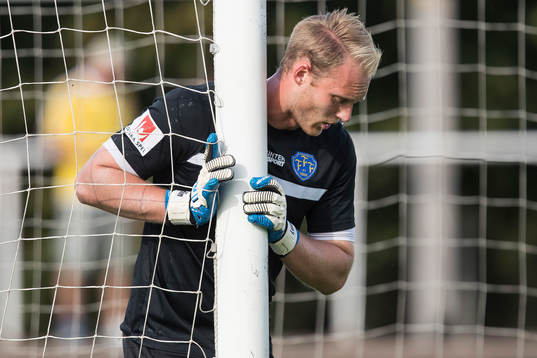 Falkenbergs målvakt Alexander Lundin