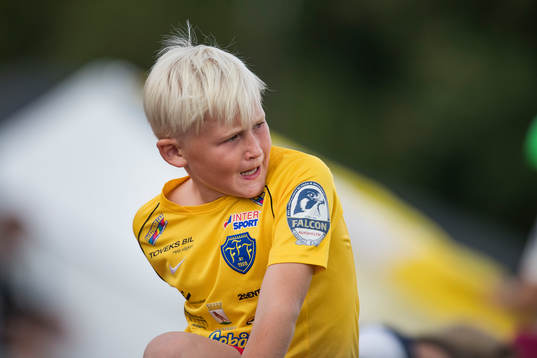 En ung supporter