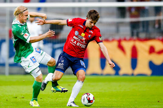 Ljungskiles Linus Tornblad och Örgrytes Daniel Paulson