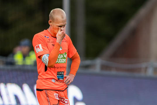 Varbergs Viktor Nilsson deppar