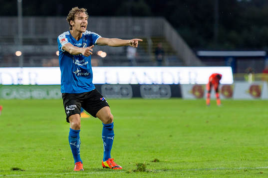 Halmstads Alexander Henningsson jublar