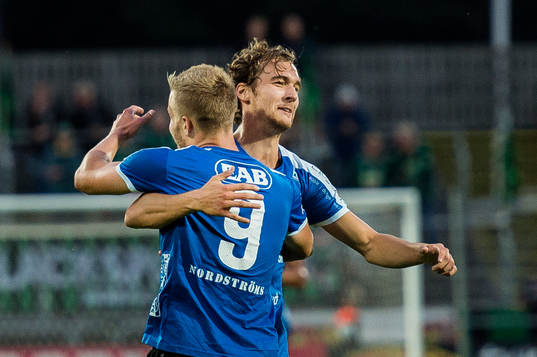 Halmstads Alexander Henningsson jublar