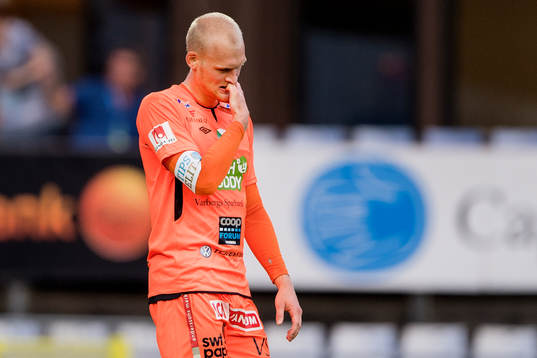 Varbergs Viktor Nilsson deppar