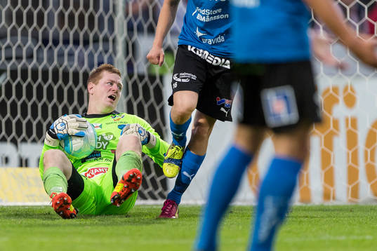 Varbergs målvakt Joakim Wulff