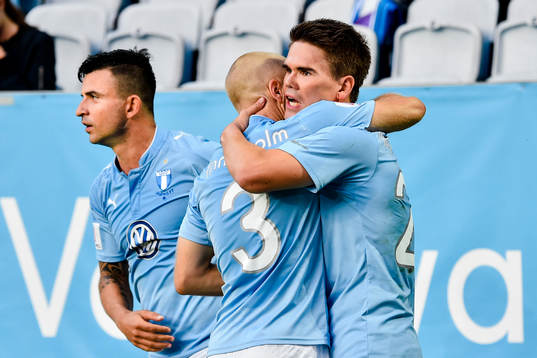 Malmö FFs Vidar Örn Kjartansson jublar