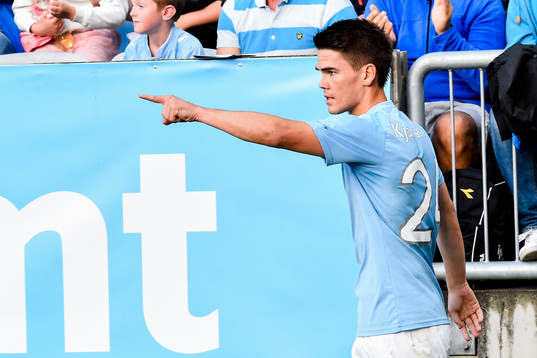 Malmö FFs Vidar Örn Kjartansson jublar