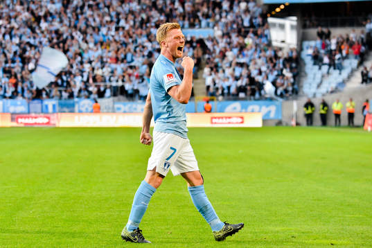Malmö FFs Anders Christiansen jublar