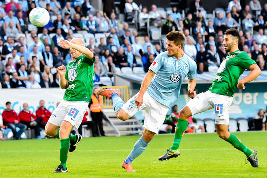 Malmö FFs Vidar Örn Kjartansson gör 2-0