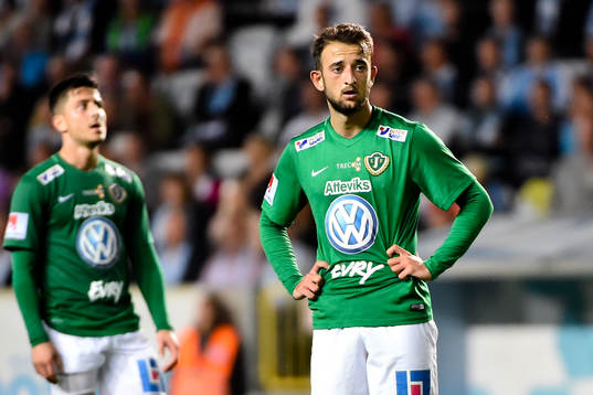 Jönköpings Tom Siwe och Robert Gojani deppar