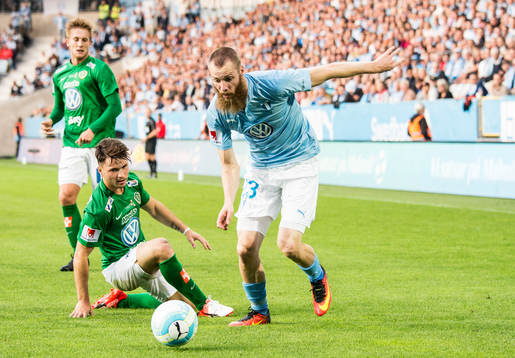 Jönköpings Jonathan Tamimi mot Malmö FFs Jo Inge Berget