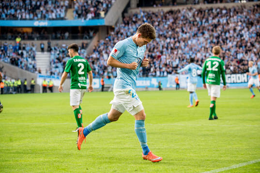 Malmö FFs Vidar Örn Kjartansson jublar