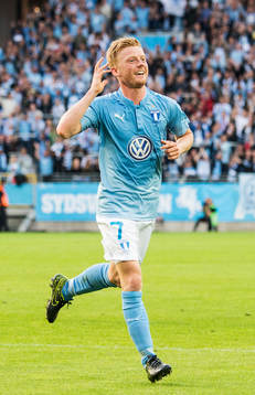 Malmö FFs Anders Christiansen jublar