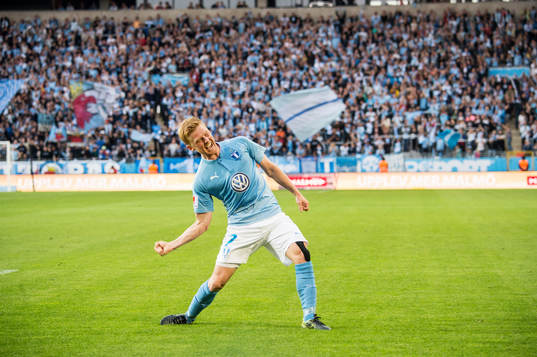 Malmö FFs Anders Christiansen jublar