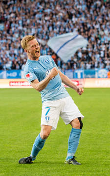 Malmö FFs Anders Christiansen jublar