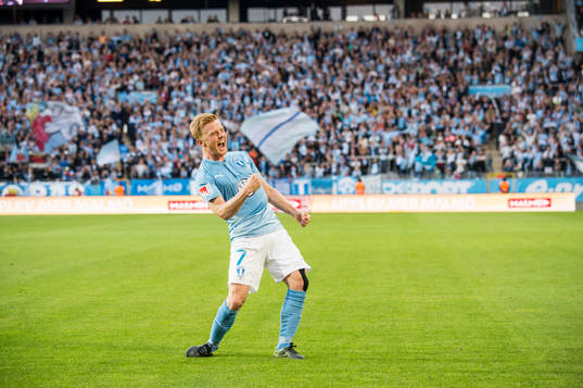 Malmö FFs Anders Christiansen jublar
