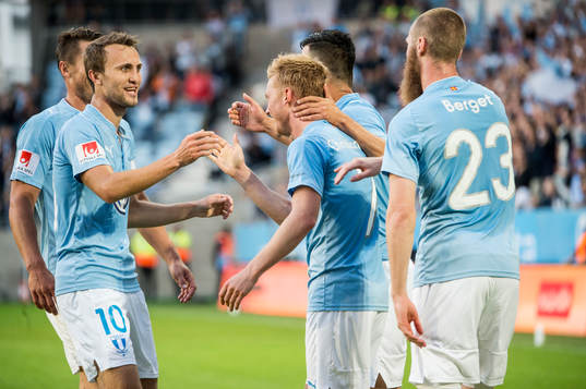Malmö FFs Markus Rosenberg, Magnus Wolff Eikrem Behrang