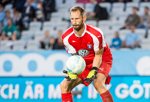 Malmö FFs målvakt Johan Wiland
