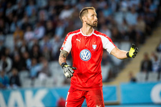 Malmö FFs målvakt Johan Wiland