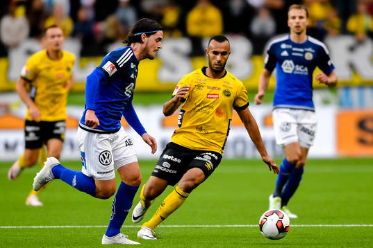Sundsvalls Robin Tranberg och Elfsborgs Issam Jebali