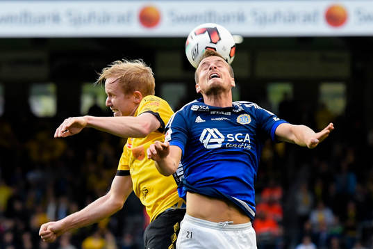 Sundsvalls Eric Larsson och Elfsborgs Simon Lundevall