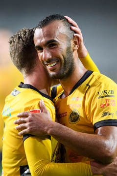 Elfsborgs Issam Jebali är glad
