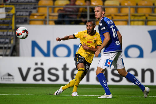 Elfsborgs Issam Jebali och Sundsvalls Marcus Danielson