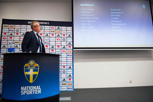 Sveriges förbundskapten Jan Andersson