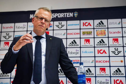 Sveriges förbundskapten Jan Andersson