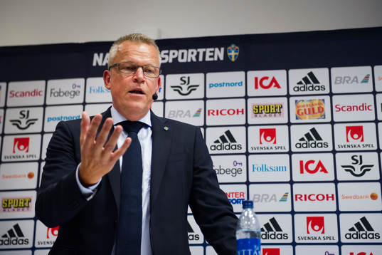 Sveriges förbundskapten Jan Andersson