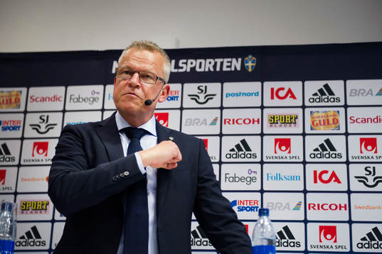 Sveriges förbundskapten Jan Andersson