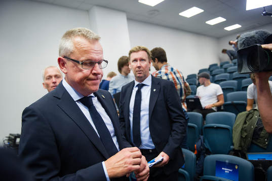 Sveriges förbundskapten Jan Andersson