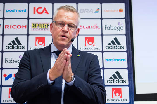 Sveriges förbundskapten Jan Andersson