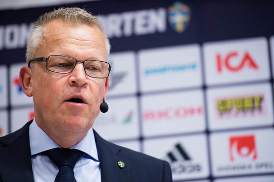 Sveriges förbundskapten Jan Andersson
