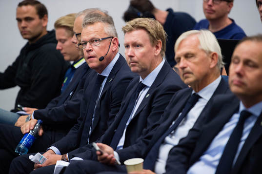 Sveriges förbundskapten Jan Andersson, assisterande