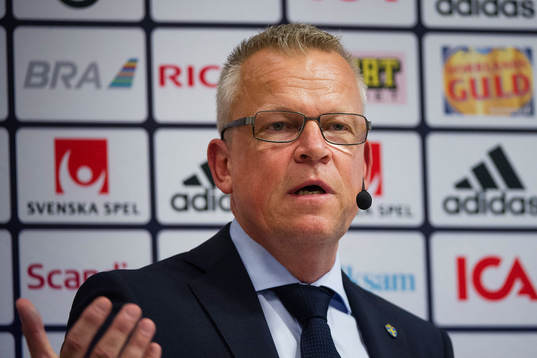 Sveriges förbundskapten Jan Andersson