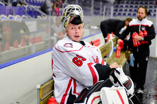 Malmö Redhawks målvakt Oscar Alsenfelt