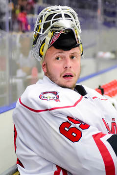 Malmö Redhawks målvakt Oscar Alsenfelt