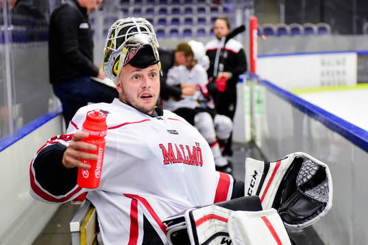 Malmö Redhawks målvakt Oscar Alsenfelt