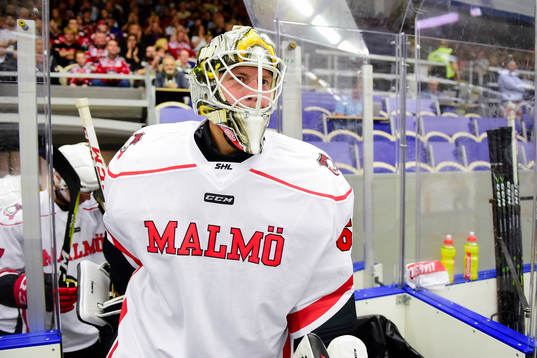 Malmö Redhawks målvakt Oscar Alsenfelt