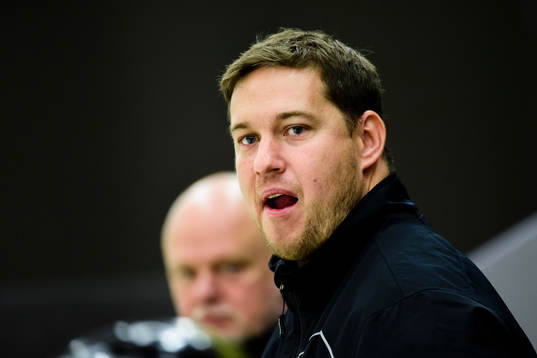 s tränare Roger Melin och assisterande tränare Patrik