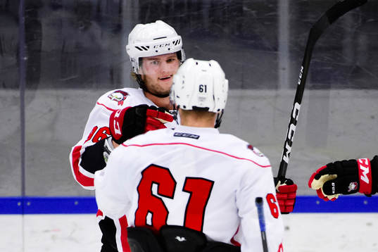 Malmö Redhawks Kim Rosdahl jublar