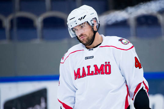 Malmö Redhawks Noah Welch deppar