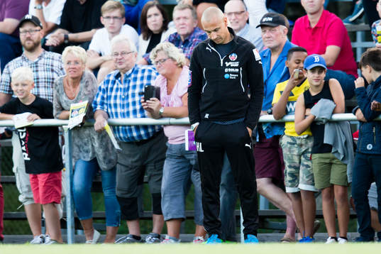 Helsingborgs manager Henrik Larsson