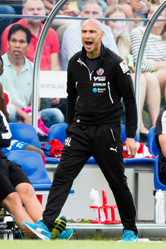 Helsingborgs manager Henrik Larsson