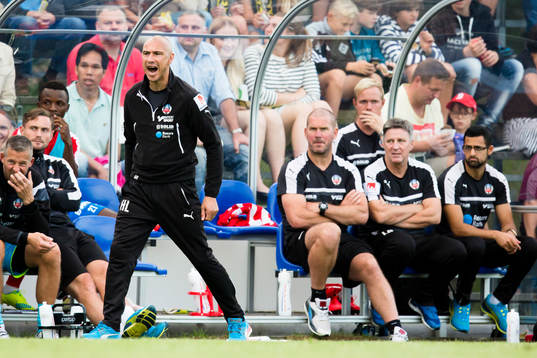 Helsingborgs manager Henrik Larsson