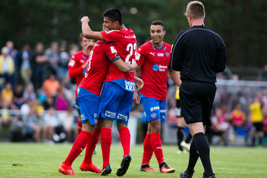 Helsingborgs Jordan Larsson, Jonathan Larsson och Tyrell