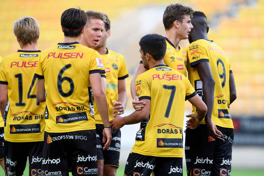 Elfsborgs spelare jublar